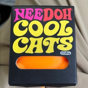 Schylling Nee Doh Cool Cats ORANGE